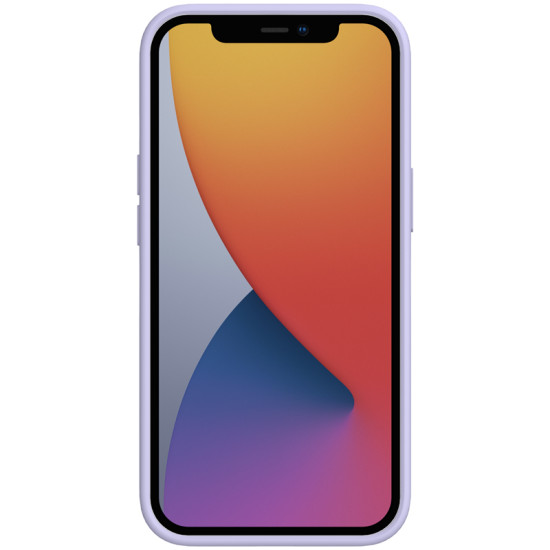 iPhone 14 / 13 магнитен силиконов калъф със защита на камерата виолетов iPhone 14 / 13 магнитен силиконов калъф със защита на камерата виолетов