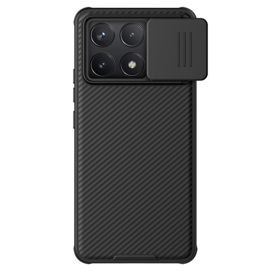 Poco F6 Pro 5G магнитен твърд гръб със защита на камерата Nillkin черен Poco F6 Pro 5G магнитен твърд гръб със защита на камерата Nillkin черен