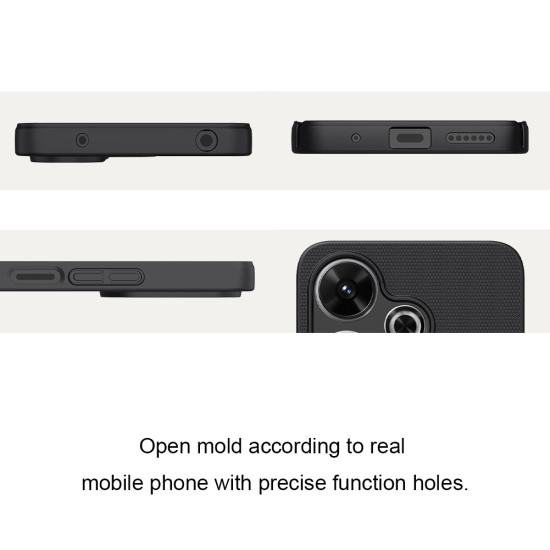 Redmi 13 4G / Poco M6 калъф твърд гръб Nillkin син