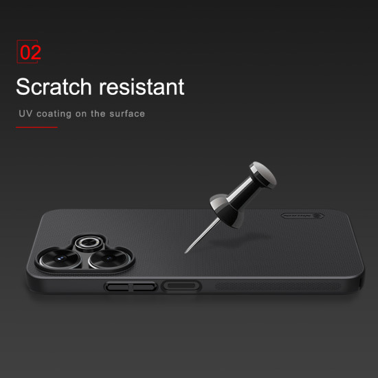 Redmi 13 4G / Poco M6 калъф твърд гръб Nillkin син
