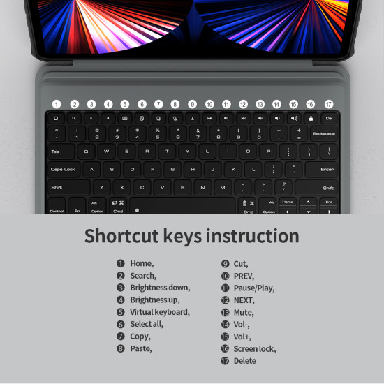 iPad Pro 12.9 2020/2021 Bumper Combo Keyboard Case