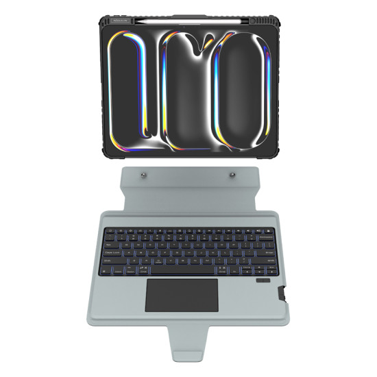 iPad Air 13 2024/Pro 12.9 2020/2021/2022 Калъф с клавиатура и тъчпад iPad Air 13 2024/Pro 12.9 2020/2021/2022 Калъф с клавиатура и тъчпад