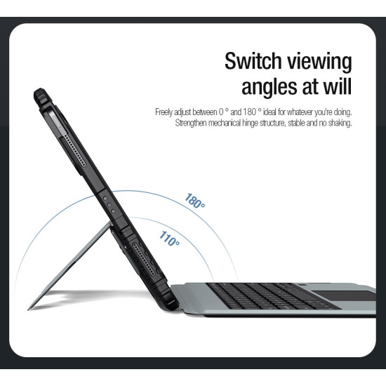 iPad Air 13 2024/Pro 12.9 2020/2021/2022 Калъф с клавиатура и тъчпад iPad Air 13 2024/Pro 12.9 2020/2021/2022 Калъф с клавиатура и тъчпад