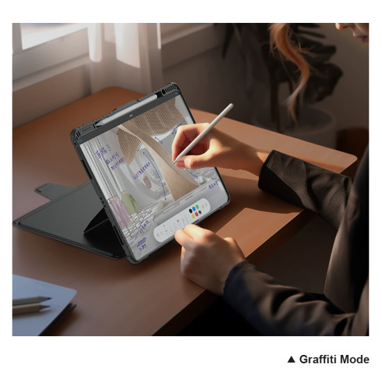 iPad Air 13 2024/Pro 12.9 2020/2021/2022 Магнитен калъф с клавиатураи тъчпад iPad Air 13 2024/Pro 12.9 2020/2021/2022 Магнитен калъф с клавиатураи тъчпад