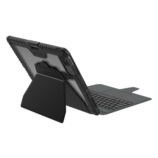 iPad Air 13 2024/Pro 12.9 2020/2021/2022 Магнитен калъф с клавиатураи тъчпад iPad Air 13 2024/Pro 12.9 2020/2021/2022 Магнитен калъф с клавиатураи тъчпад