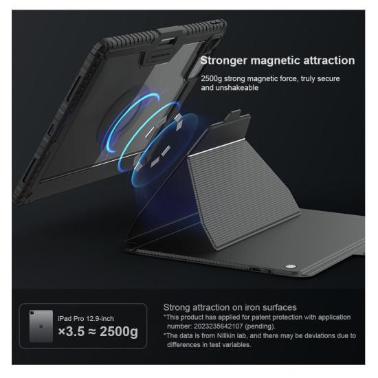 iPad Air 13 2024/Pro 12.9 2020/2021/2022 Магнитен калъф с клавиатураи тъчпад iPad Air 13 2024/Pro 12.9 2020/2021/2022 Магнитен калъф с клавиатураи тъчпад