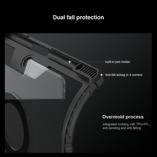 iPad Air 13 2024/Pro 12.9 2020/2021/2022 Магнитен калъф с клавиатураи тъчпад iPad Air 13 2024/Pro 12.9 2020/2021/2022 Магнитен калъф с клавиатураи тъчпад