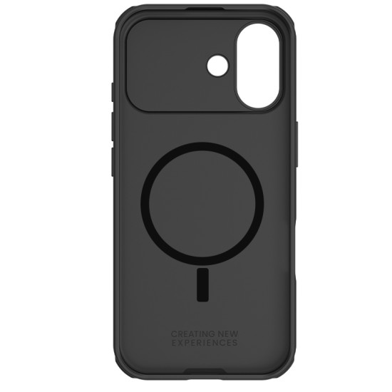 iPhone 17 магнитен твърд гръб със защита на камерата черен