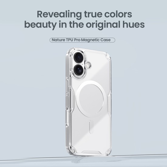 Apple iPhone 17 магнитен Nature TPU Pro силиконов калъф прозрачен