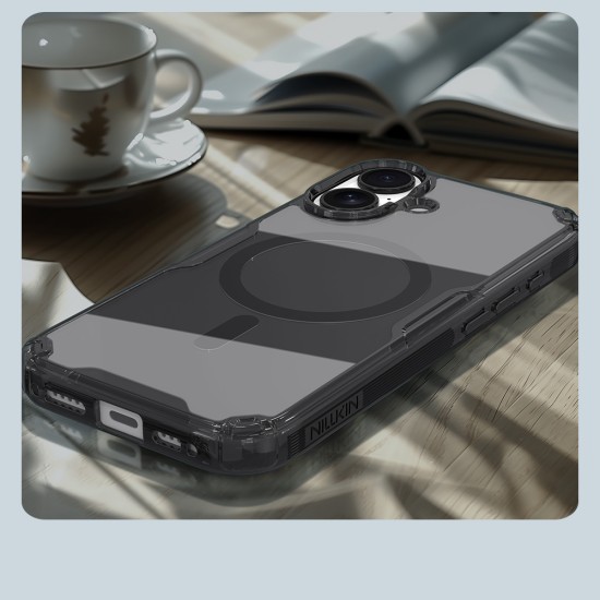Apple iPhone 17 магнитен Nature TPU Pro силиконов калъф прозрачен