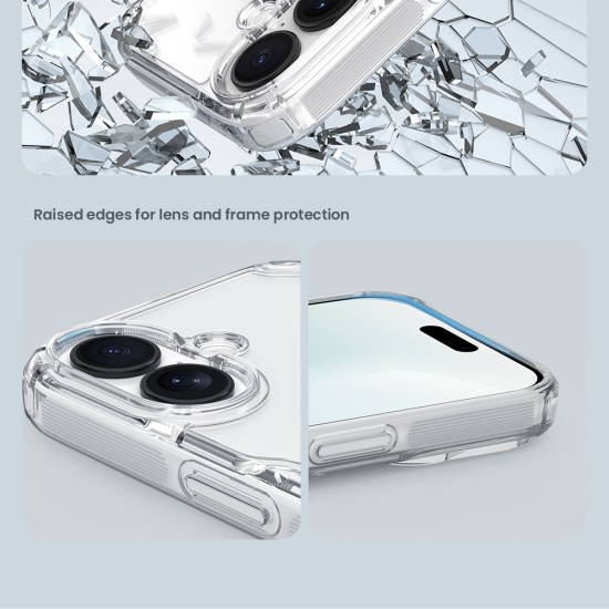 Apple iPhone 17 магнитен Nature TPU Pro силиконов калъф прозрачен