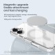 Apple iPhone 17 магнитен Nature TPU Pro силиконов калъф прозрачен