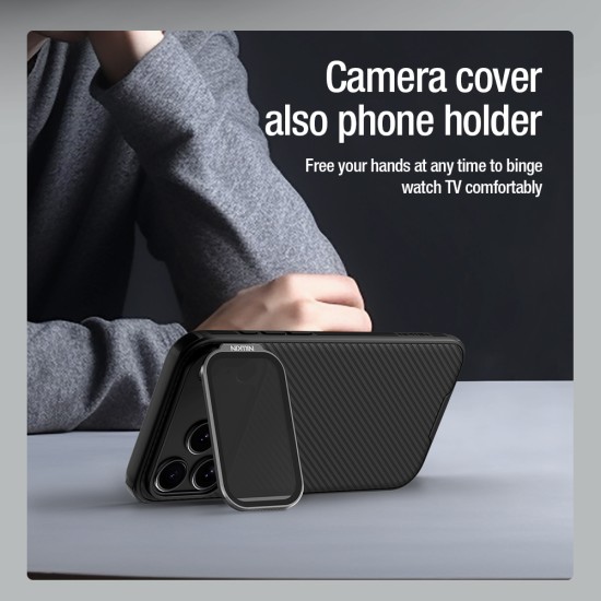 iPhone 17 Pro CamShield Prop магнитен калъф твърд гръб със защита на камерата черен