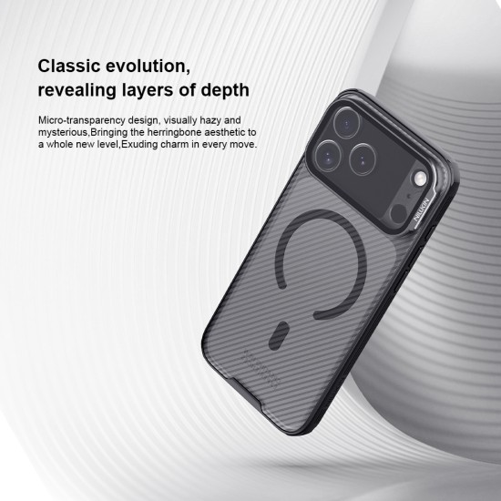 iPhone 17 Pro CamShield Prop магнитен калъф твърд гръб със защита на камерата прозрачно черен