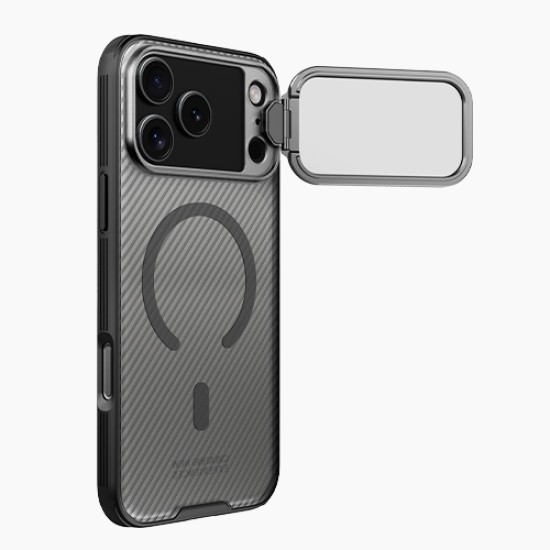 iPhone 17 Pro CamShield Prop магнитен калъф твърд гръб със защита на камерата прозрачно черен