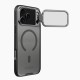 iPhone 17 Pro CamShield Prop магнитен калъф твърд гръб със защита на камерата прозрачно черен