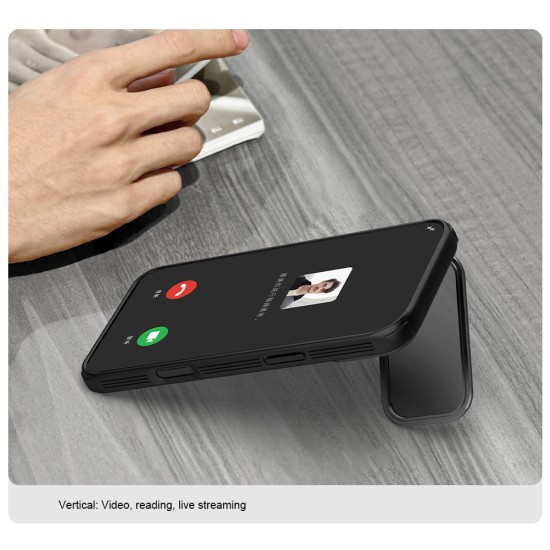 iPhone 17 Pro CamShield Prop магнитен калъф твърд гръб със защита на камерата прозрачно черен