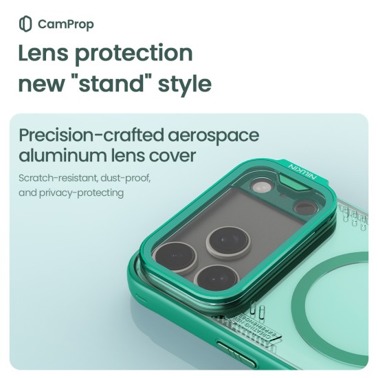 Apple iPhone 17 Pro Iceblade Prop магнитен прозрачен твърд гръб сив