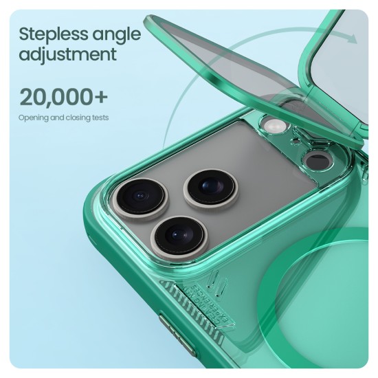 Apple iPhone 17 Pro Iceblade Prop магнитен прозрачен твърд гръб сив
