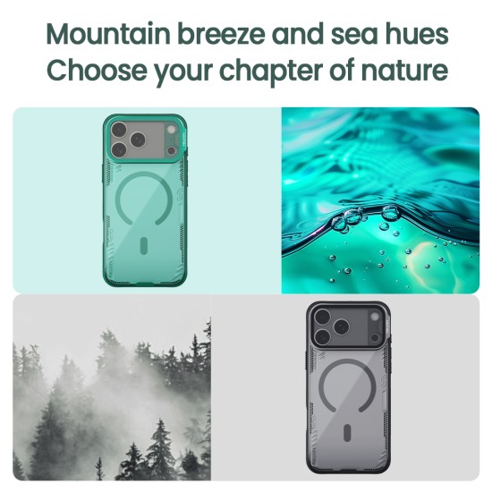 Apple iPhone 17 Pro Iceblade Prop магнитен прозрачен твърд гръб сив