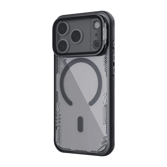 Apple iPhone 17 Pro Iceblade Prop магнитен прозрачен твърд гръб черен