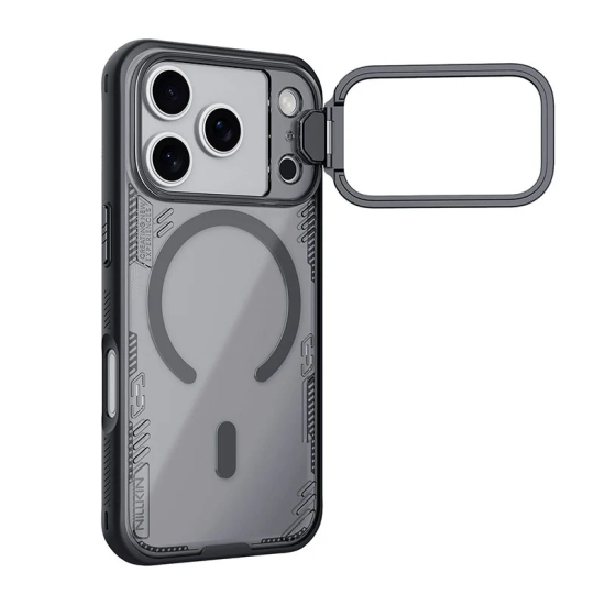 Apple iPhone 17 Pro Iceblade Prop магнитен прозрачен твърд гръб черен
