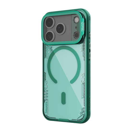 Apple iPhone 17 Pro Iceblade Prop магнитен прозрачен твърд гръб зелен
