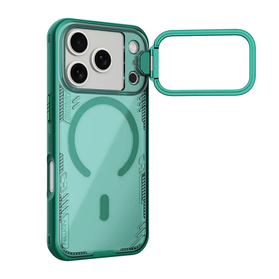Apple iPhone 17 Pro Iceblade Prop магнитен прозрачен твърд гръб зелен