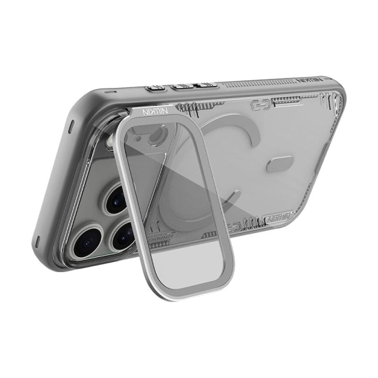 Apple iPhone 17 Pro Iceblade Prop магнитен прозрачен твърд гръб сив