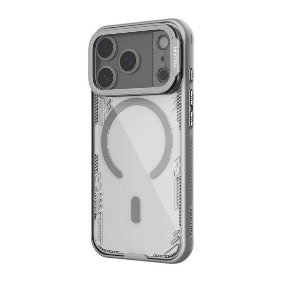 Apple iPhone 17 Pro Iceblade Prop магнитен прозрачен твърд гръб сив