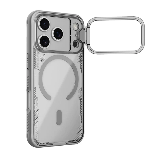 Apple iPhone 17 Pro Iceblade Prop магнитен прозрачен твърд гръб сив