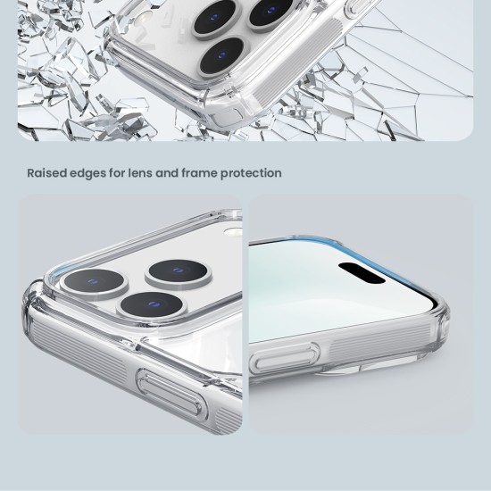 Apple iPhone 17 Pro магнитен Nature TPU Pro силиконов калъф прозрачен