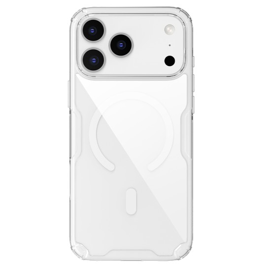 Apple iPhone 17 Pro магнитен Nature TPU Pro силиконов калъф прозрачен