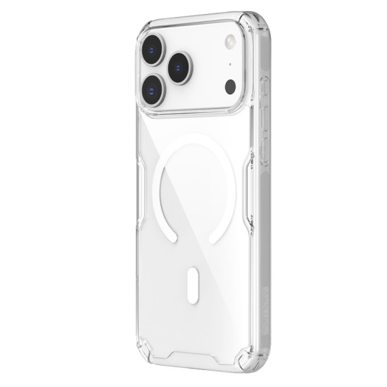 Apple iPhone 17 Pro магнитен Nature TPU Pro силиконов калъф прозрачен