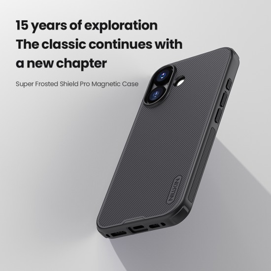 iPhone 17 магнитен калъф твърд гръб Nillkin черен
