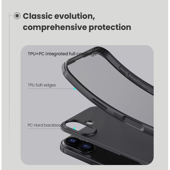 iPhone 17 магнитен калъф твърд гръб Nillkin черен