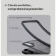 iPhone 17 магнитен калъф твърд гръб Nillkin прозрачно черен