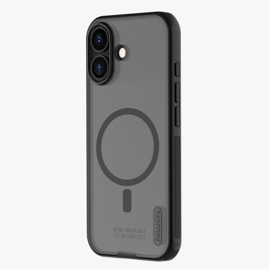 iPhone 17 магнитен калъф твърд гръб Nillkin прозрачно черен