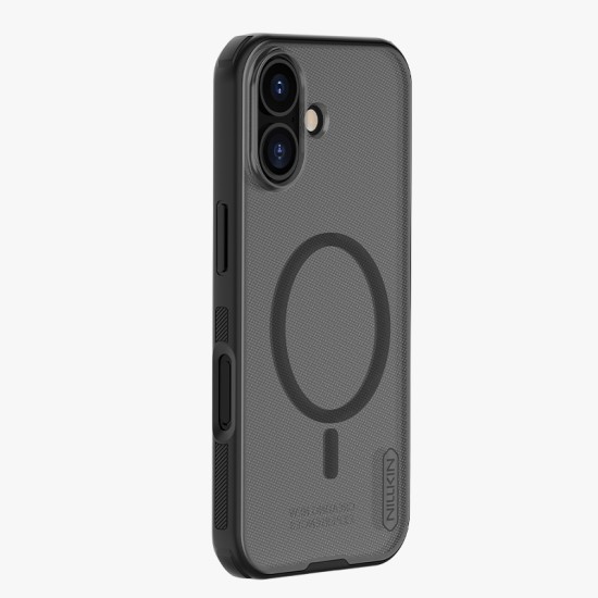 iPhone 17 магнитен калъф твърд гръб Nillkin прозрачно черен