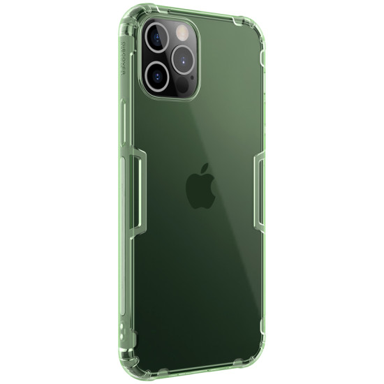 Apple iPhone 12 / 12 Pro Nature TPU силиконов калъф зелен Apple iPhone 12 / 12 Pro Nature TPU силиконов калъф зелен