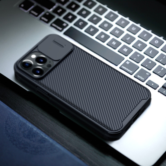 iPhone 13 Pro MAX твърд гръб със защита на камерата черен iPhone 13 Pro MAX твърд гръб със защита на камерата черен