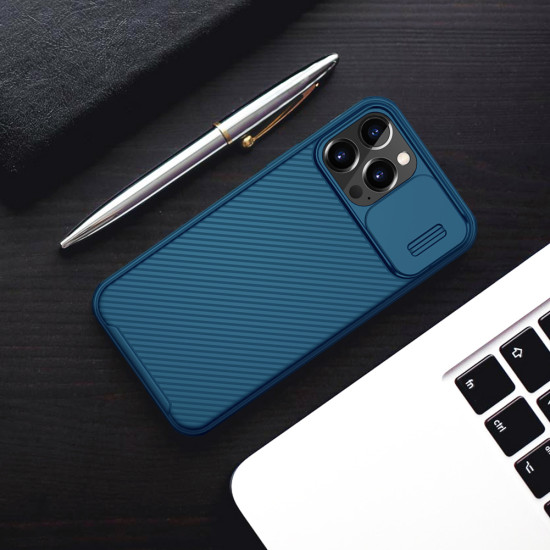 iPhone 13 Pro MAX твърд гръб със защита на камерата син iPhone 13 Pro MAX твърд гръб със защита на камерата син