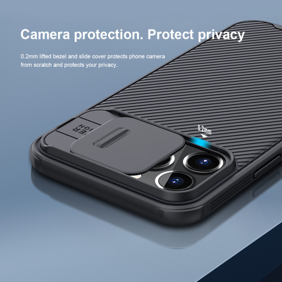 iPhone 13 Pro MAX твърд гръб със защита на камерата черен iPhone 13 Pro MAX твърд гръб със защита на камерата черен