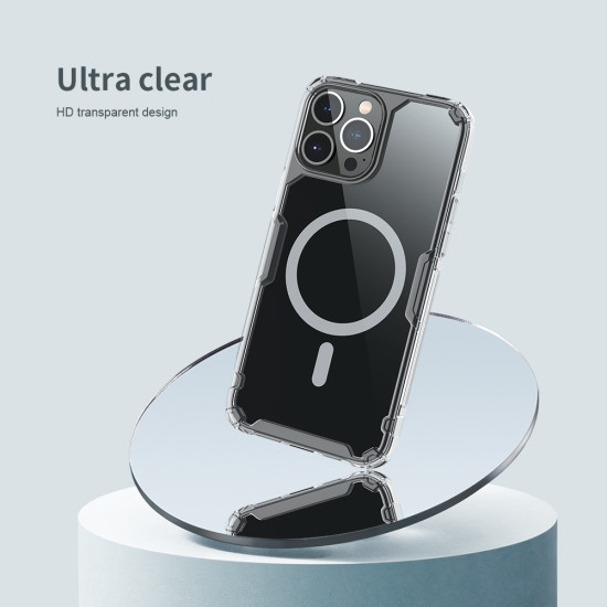 Apple iPhone 13 PRO MAX магнитен Nature TPU Pro силиконов калъф прозрачен Apple iPhone 13 PRO MAX магнитен Nature TPU Pro силиконов калъф прозрачен