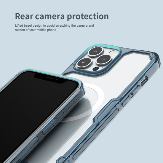 Apple iPhone 13 PRO MAX магнитен Nature TPU Pro силиконов калъф прозрачен