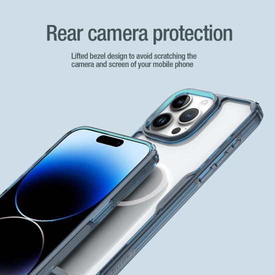Apple iPhone 15 PRO MAX магнитен Nature TPU Pro силиконов калъф прозрачен