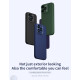 Apple iPhone 15 Pro Max магнитен силиконов калъф LensWing със защита на камерата син Apple iPhone 15 Pro Max магнитен силиконов калъф LensWing със защита на камерата син