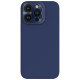 Apple iPhone 15 Pro Max магнитен силиконов калъф LensWing със защита на камерата син Apple iPhone 15 Pro Max магнитен силиконов калъф LensWing със защита на камерата син