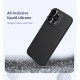 Apple iPhone 15 Pro магнитен силиконов калъф LensWing със защита на камерата черен Apple iPhone 15 Pro магнитен силиконов калъф LensWing със защита на камерата черен