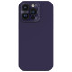 Apple iPhone 16 Pro Max магнитен силиконов калъф LensWing със защита на тъмно лилав Apple iPhone 16 Pro Max магнитен силиконов калъф LensWing със защита на тъмно лилав